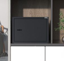 Мебельный сейф Deli ET560 (черный)