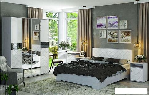 Тумба Стендмебель Сальма ТБ-021 (белый глянец-ясень анкор)