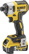 Ударный шуруповерт DeWalt DCF887P2 (с 2-мя АКБ 5 Ah)