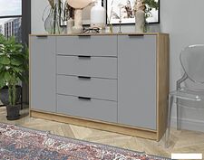 Тумба Интерлиния Концепт КТ-Т160 (серебро/дуб золотой)