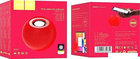 Беспроводная колонка Hoco BS45 Deep Sound (красный)
