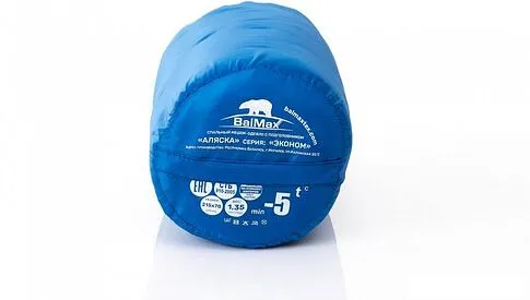 Спальный мешок BalMax Аляска Econom Series до -5 (Blue)