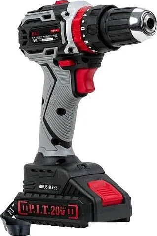 Ударная дрель-шуруповерт P.I.T. PSR18-D4 (с 2-мя АКБ, кейс, набор оснастки)