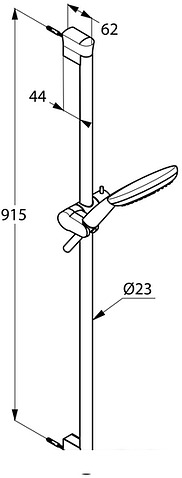 Душевой гарнитур Kludi Freshline 6794005-00