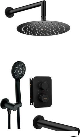 Душевая система Deante Thermo Nero-5T Душевая система Deante Thermo Nero-5T