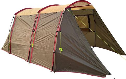 Кемпинговая палатка Sundays ZC-TT105-4 (серебристый/коричневый край)