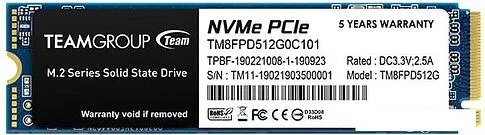 SSD Team MP33 PRO 512GB TM8FPD512G0C101