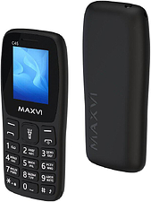 Кнопочный телефон Maxvi C45 (черный)