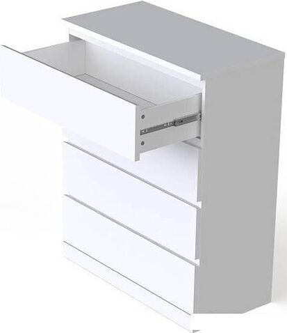 Комод Mio Tesoro Варма 4 (пигмент, белый)