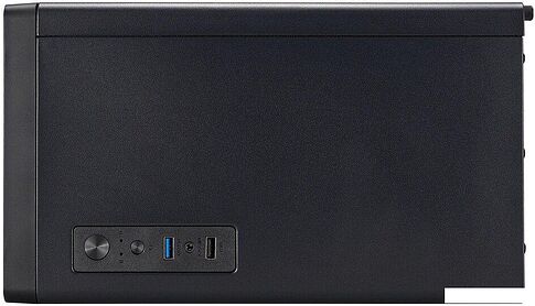 Корпус 1stPlayer WD1 WD1-BK-3F (черный)