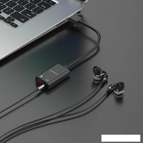 USB аудиоадаптер Orico SKT2-BK