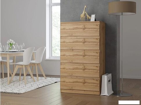 Комод НК-Мебель Stern Т-8 5-я 72676287 (16 мм, дуб вотан)