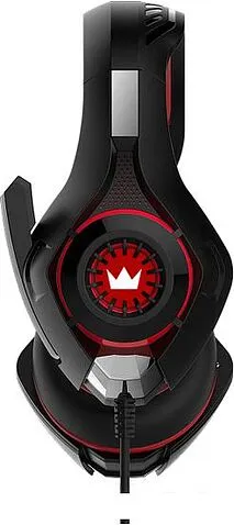 Наушники с микрофоном CrownMicro CMGH-101T (красный)