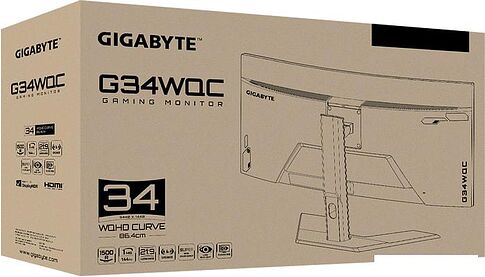 Монитор Gigabyte G34WQC