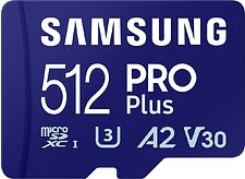 Карта памяти Samsung PRO Plus microSDXC 512GB (с кардридером) Карта памяти Samsung PRO Plus microSDXC 512GB (с кардридером)