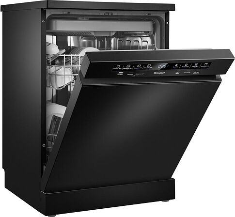 Отдельностоящая посудомоечная машина Weissgauff DW 6038 D Dual Wash Black