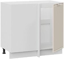 Шкаф напольный Трия Белладжио 1Н9У (белый/софт панакота) Шкаф напольный Трия Белладжио 1Н9У (белый/софт панакота)