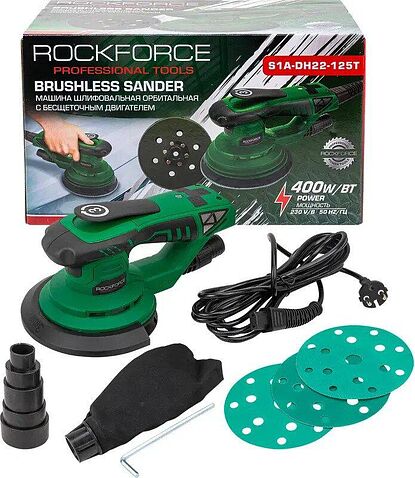 Эксцентриковая шлифмашина RockForce RF-S1A-DH22-125T