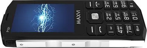 Кнопочный телефон Maxvi P101 (черный)