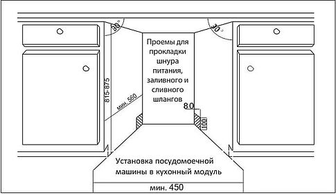 Встраиваемая посудомоечная машина Evelux BD 4115 D