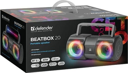 Беспроводная колонка Defender Beatbox 20
