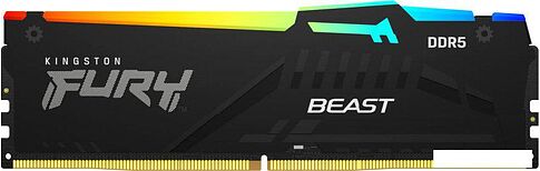 Оперативная память Kingston FURY Beast RGB 32ГБ DDR5 5200 МГц KF552C40BB2A-32