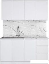 Готовая кухня Артём-Мебель Мэри СН-114 ДСП 1.4м (белый)