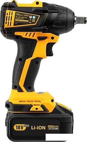 Гайковерт Denzel CIW-IB-300 26501 (с 1-им АКБ, кейс, набор оснастки)