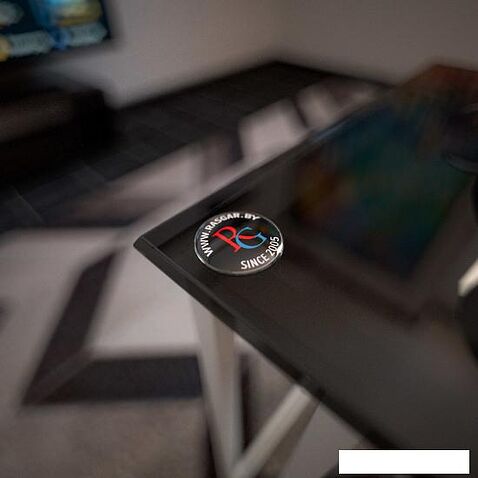 Приставной столик RasGar Престиж РСГР.001.000-0002 (черный/белый)