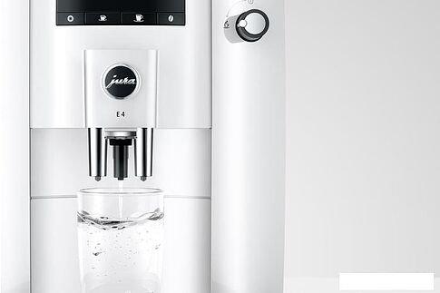 Эспрессо кофемашина JURA E4 Piano White EA (15433)