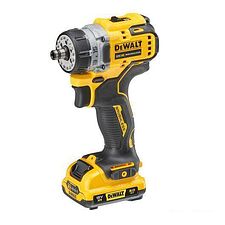 Дрель-шуруповерт DeWalt DCD703L2T (с 2-мя АКБ, кейс, набор патронов)