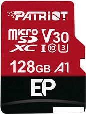 Карта памяти Patriot microSDXC EP Series PEF128GEP31MCX 128GB (с адаптером) Карта памяти Patriot microSDXC EP Series PEF128GEP31MCX 128GB (с адаптером)