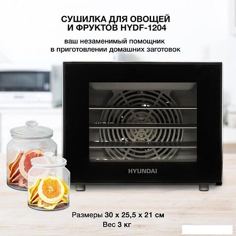 Сушилка для овощей и фруктов Hyundai HYFD-1204