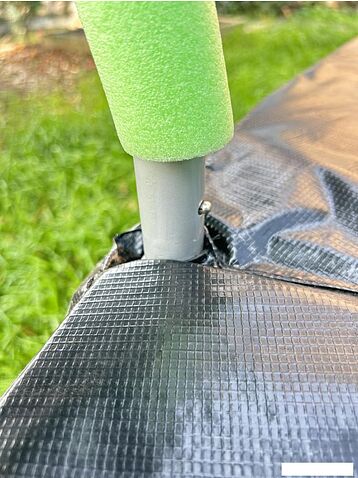 Батут Calviano Inside Master Green 374 см - 12ft (внутренняя сетка, с лестницей)