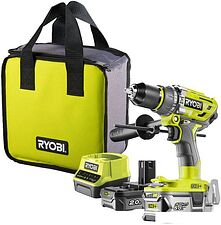 Ударная дрель-шуруповерт Ryobi R18PD7-252S 5133004391 (с 2-мя АКБ, сумка) Ударная дрель-шуруповерт Ryobi R18PD7-252S 5133004391 (с 2-мя АКБ, сумка)