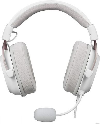 Наушники Redragon Zeus X (белый/розовый)