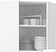 Шкаф навесной Mio Tesoro Пасадена ШВУ 600 угловой (белый/белый бриллиант)