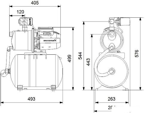 Насос Grundfos JP 5-48 PT-H
