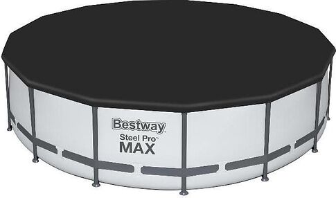 Каркасный бассейн Bestway Steel Pro Max (457x107, с фильтр-насосом, чехлом, диспенсером и лестницей)