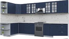 Готовая кухня Интерлиния Берес 1.5x2.7 правая (дуб королевский/бискайская сосна) Готовая кухня Интерлиния Берес 1.5x2.7 правая (дуб королевский/бискайская сосна)