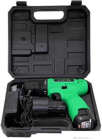 Дрель-шуруповерт Zitrek Green 16.8-Li-ion 063-4040 (с 2-мя АКБ, кейс)