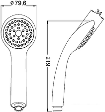 Душевая лейка IDDIS A11011 Душевая лейка IDDIS A11011