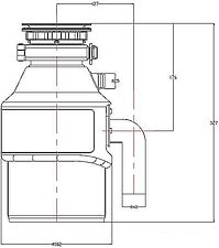 Измельчитель пищевых отходов TEKA TR 23.1