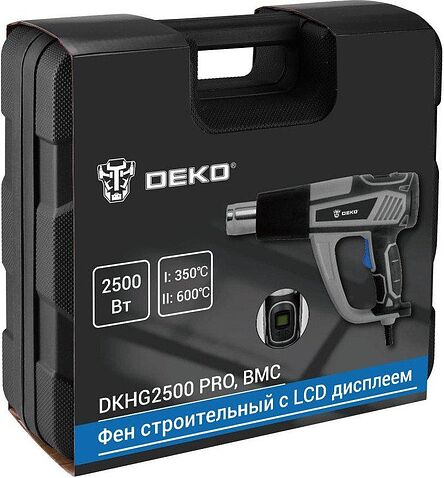 Промышленный фен Deko DKHG2500 PRO 085-1078 (кейс)