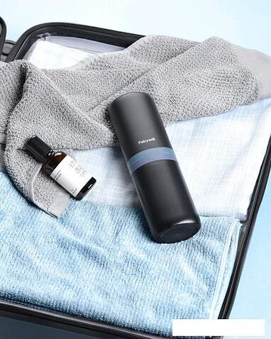 Электрическая зубная щетка Fairywill E11 (черный, 8 насадок)