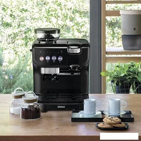 Рожковая кофеварка Kitfort KT-7107