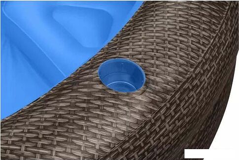 Надувной бассейн Bestway TruPrint Wicker 54426 (231х178х53)