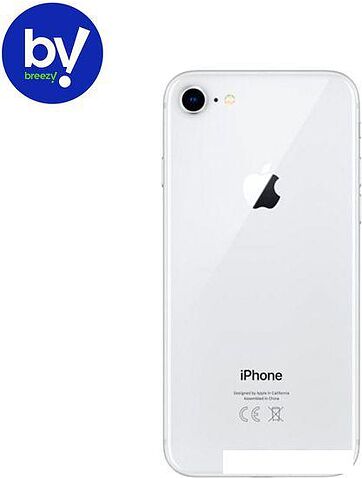 Смартфон Apple iPhone 8 64GB Восстановленный by Breezy, грейд A+ (серебристый)