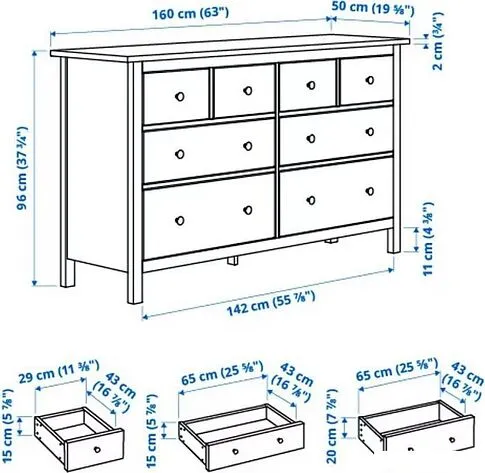 Комод ММЦ Кантри 08 (белый лак)