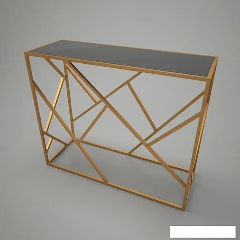 Консольный стол RasGar Грация РСГР.001.000-0501 (золото/черный)